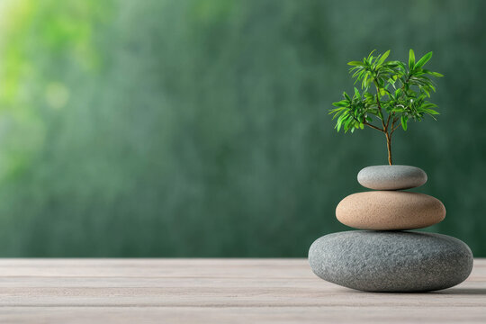 A serene image of a mindfulness and wellness center offering virtual meditation sessions and personalized mental health services, emphasizing holistic care,