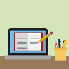 Obraz premium Online class 
