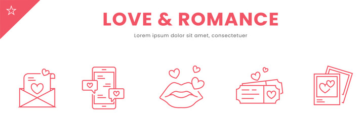 Love and Romance Icon Set