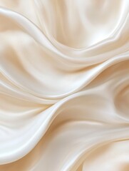 Obraz premium Creamy Silk Fabric Texture Background Image