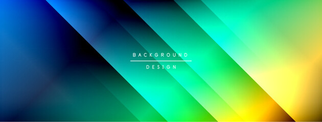 Dynamic shadow lines with gradient colors geometric background