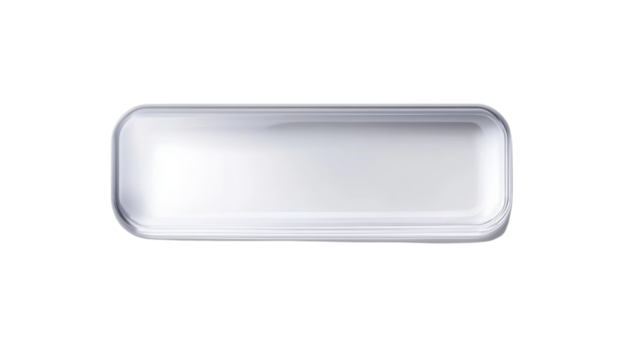 Empty text box on transparent background - Powered by Adobe