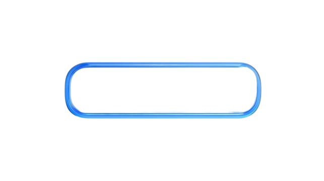 Empty text box on transparent background