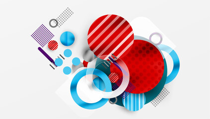 Abstract background - layered geometric shapes with smooth gradients and transparency