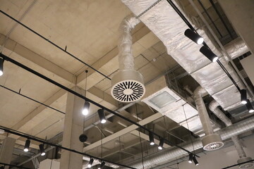 Exploring the Aesthetic Appeal of Modern Ceiling Designs Featuring Ductwork and Innovative Lighting