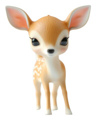 Naklejka premium PNG Deer wildlife figurine mammal.