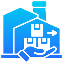 Obraz premium Factory Icon