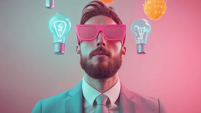 Creative mindset event featuring innovative ideas studio setting digital art contemporary vibe