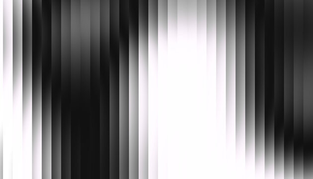 Fractal Glass Gradient Texture. Reed vertical lines patterned glass, overlay with transparent background. Universal monochrome black background stylish gradient