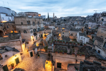 Fototapeta premium Sassi Sunrise Viewpoint Matera