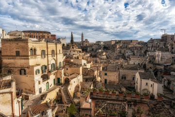 Sunrise View over Matera Sassi