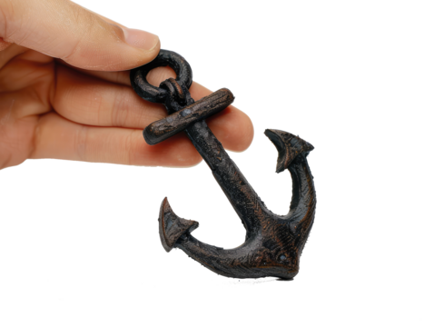 anchor on a white background