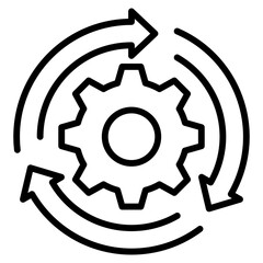 process single icon