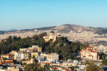 Obraz premium Athens City View with Agora