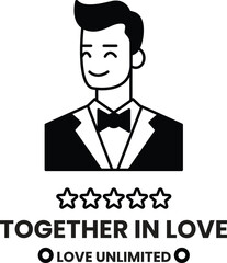 A man in a suit with a bow tie and smiling