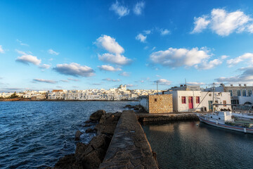 Naousa Paros Marina Sunset View