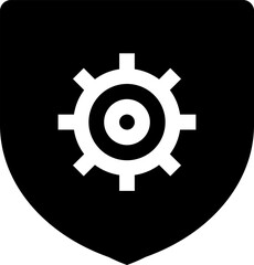 Rounded Filled Antivirus Icon