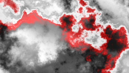 Realistic dry red and gray smoke clouds fog overlay background. Simply drop it in and change its blending mode to