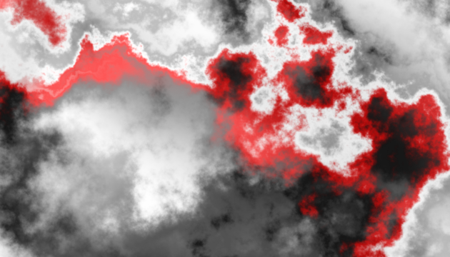 Realistic dry red and gray smoke clouds fog overlay background. Simply drop it in and change its blending mode to