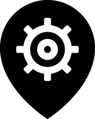 Rounded Filled Settings Icon