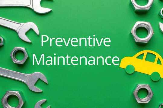 Preventive Maintenance text words meaning theme of diagnostics and auto service