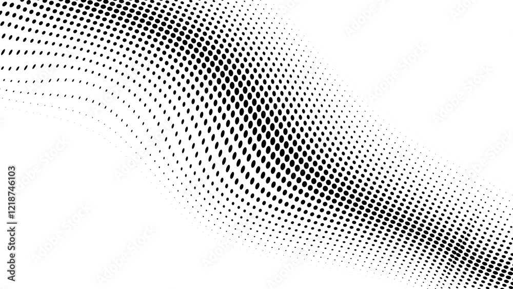 Aufkleber wavy fractal texture background. elegant black wavy line on transparent png overlay background