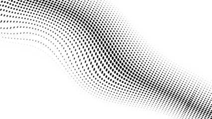 Wavy fractal texture background. Elegant black wavy line on Transparent png overlay background