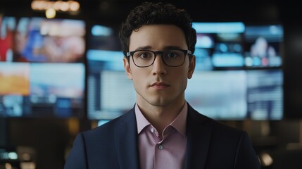 Live breaking news broadcasts newsroom gigapixel alerts digital environment close-up view current events