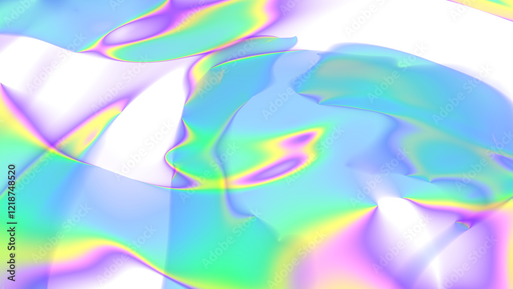 Poster captivating abstract pastel swirls and colorful hues set in a beautiful soft light
