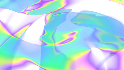 Captivating Abstract Pastel Swirls and Colorful Hues Set in a Beautiful Soft Light