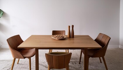 table and chairs in cafe