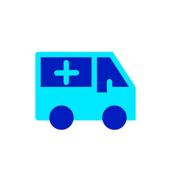 ambulance duo tone icon