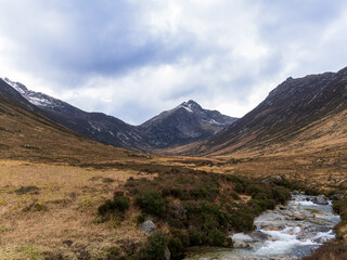 Valley Landscape in Scotland Isle of Arran