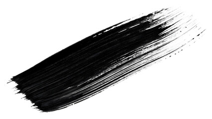 Brush stroke isolated on white background