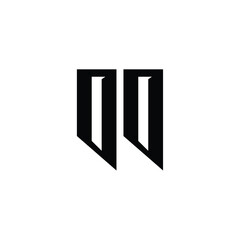 OO monogram logo design letter text name symbol monochrome logotype alphabet character simple logo