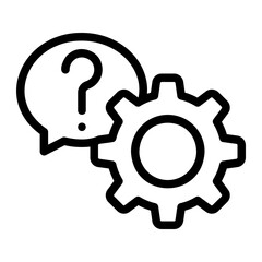 question line icon