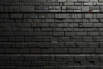 Gray brick wall Generative Ai
