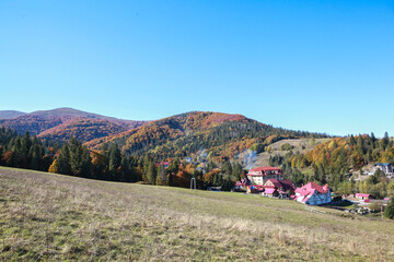 autumn in the Carpathians mountains