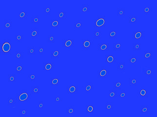 The concept of a cosmic background. circles on a blue background