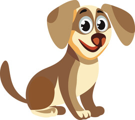Obraz premium a cute dog cartoon design