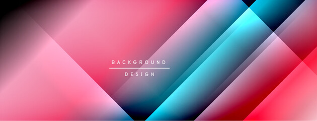 Fototapeta premium Light shadow lines dynamic gradient background