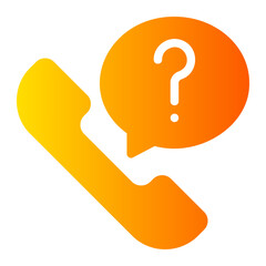 question gradient icon