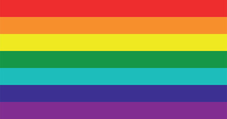 Gay 7 Rainbow Flag (LGBTQ) High Quality Illustration