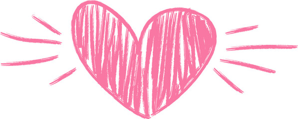 Colorful crayon drawn stars and comets. Doodle sparks and sparkles. Pencil or charcoal drawing. Crayon childish drawings