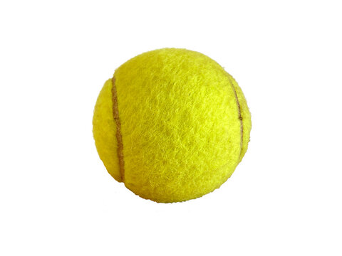 Pelota de tenis. Fondo transparente