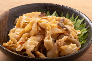 ホタテ貝ひも　中華あえ