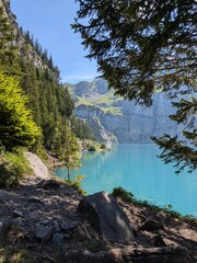 Oeschinensee Switzerland Alpine Lake View 6