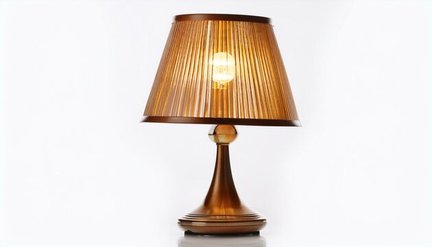table lamp isolated on white background