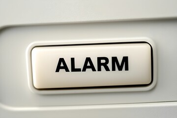 Alarm button ready for immediate activation