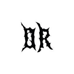 OR monogram logo design letter text name symbol monochrome logotype alphabet character simple logo